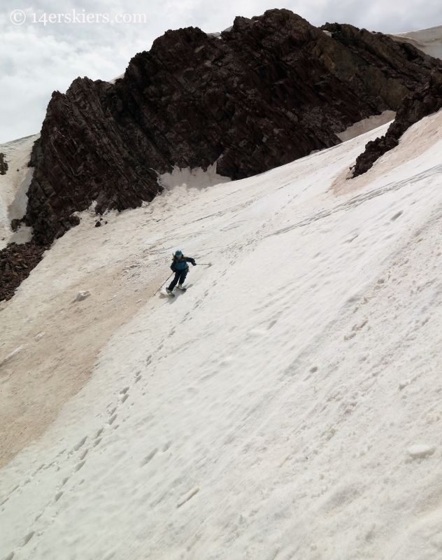 Brittany Konsella skiing El Natcho