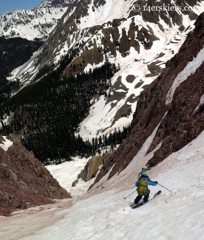 Brittany Konsella skiing El Natcho