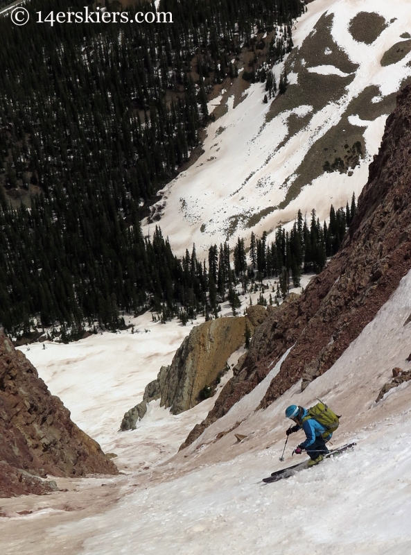 Brittany Konsella skiing El Natcho