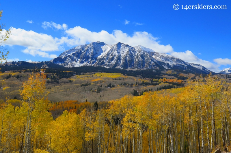 Beckwith in the fall near Crested Butte