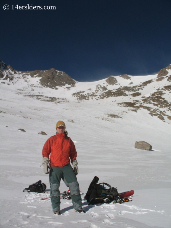 Dustin Sysko with Mount Evans behind