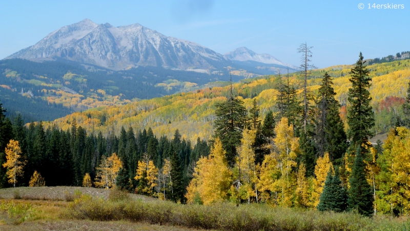 Fall colors in Crested Butte