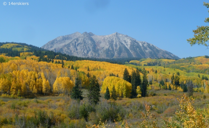 Fall colors in Crested Butte