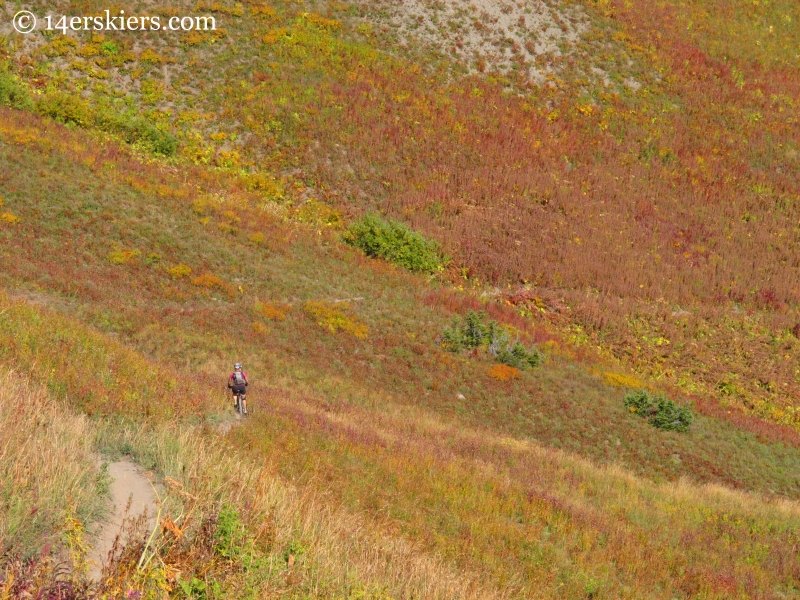 Fall riding on 401 near Crested Butte