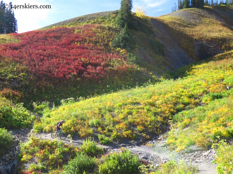 Fall ride on 401 near Crested Butte