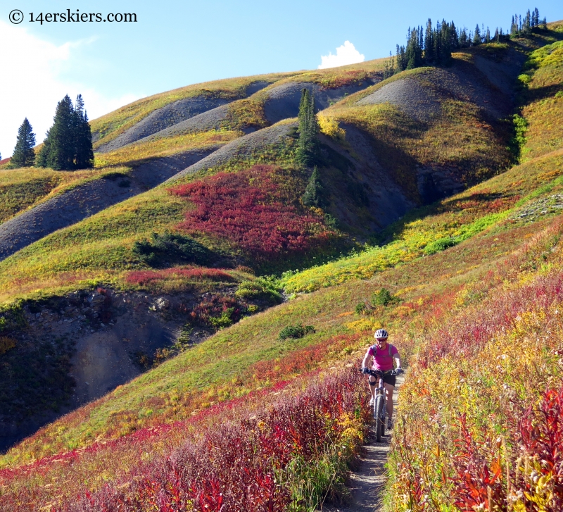 Fall riding on 401 near Crested Butte