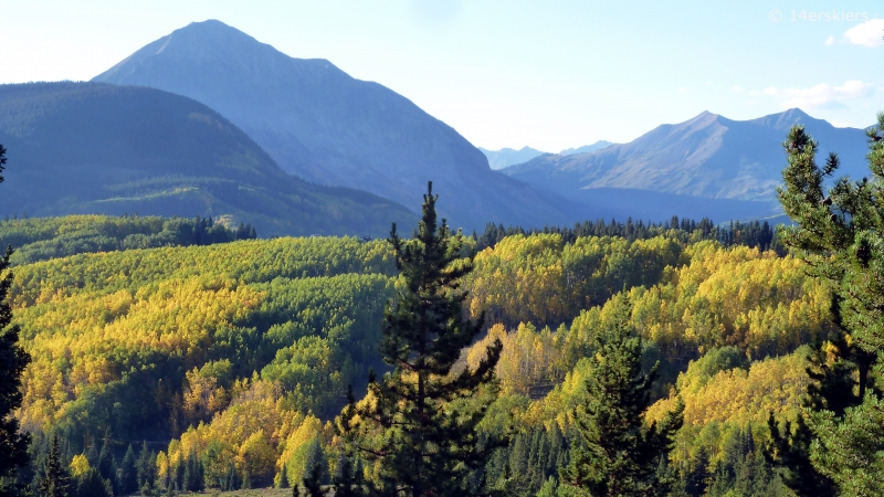 Fall colors in Crested Butte