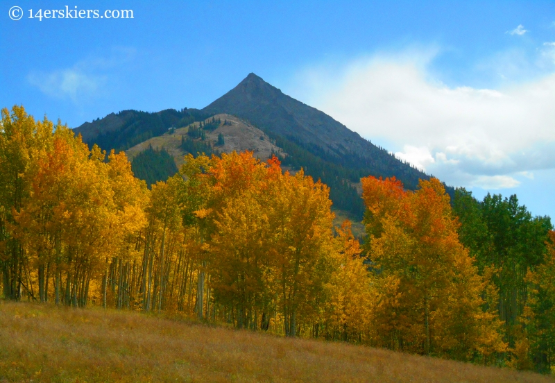 Mount Crested Butte in the fall