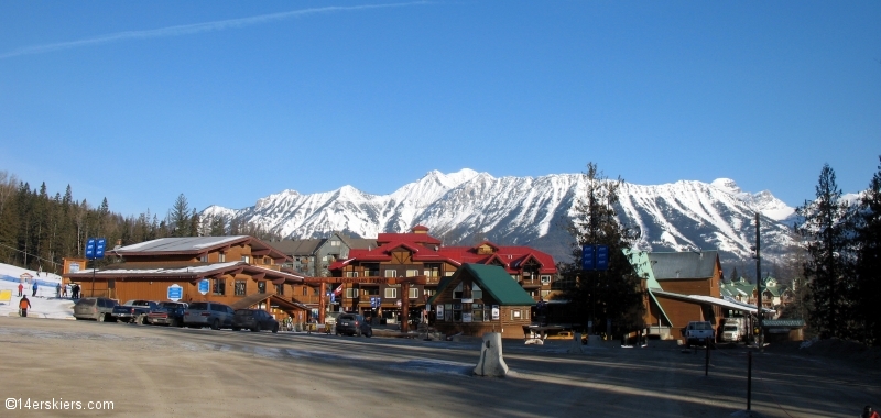 Backcountry skiing in Fernie, Canada