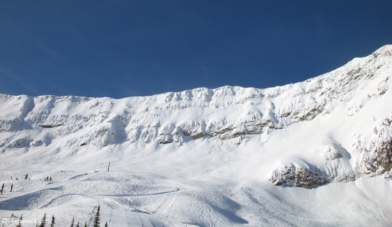 Backcountry skiing in Fernie, Canada