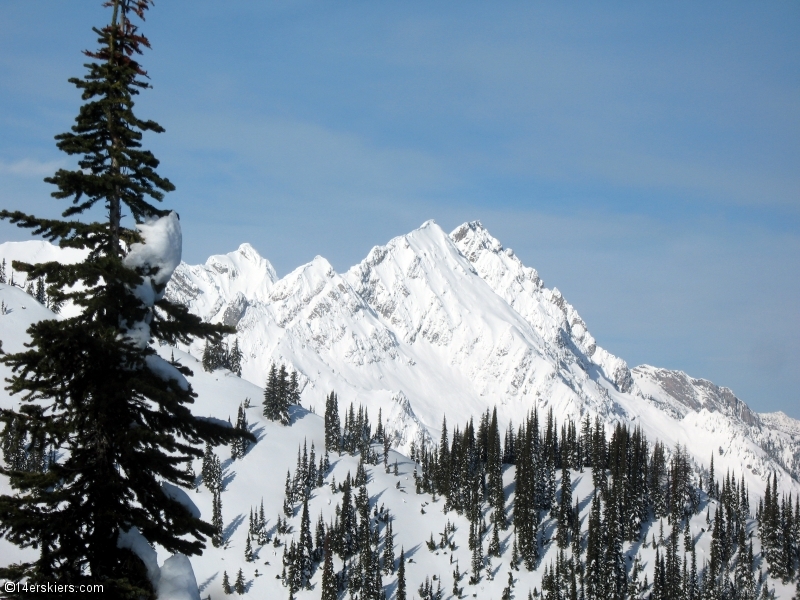 Backcountry skiing in Fernie, Canada