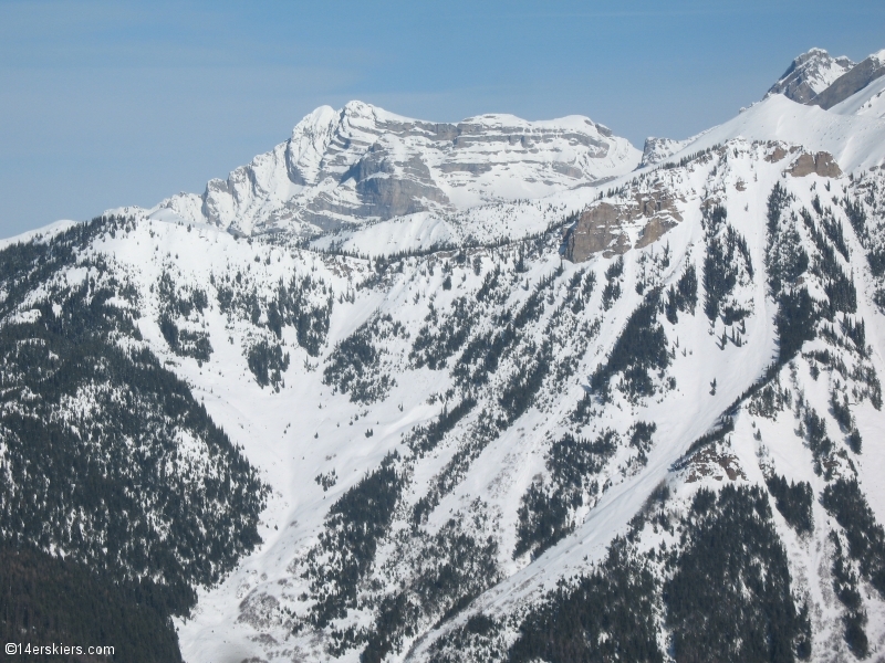 Backcountry skiing in Fernie, Canada