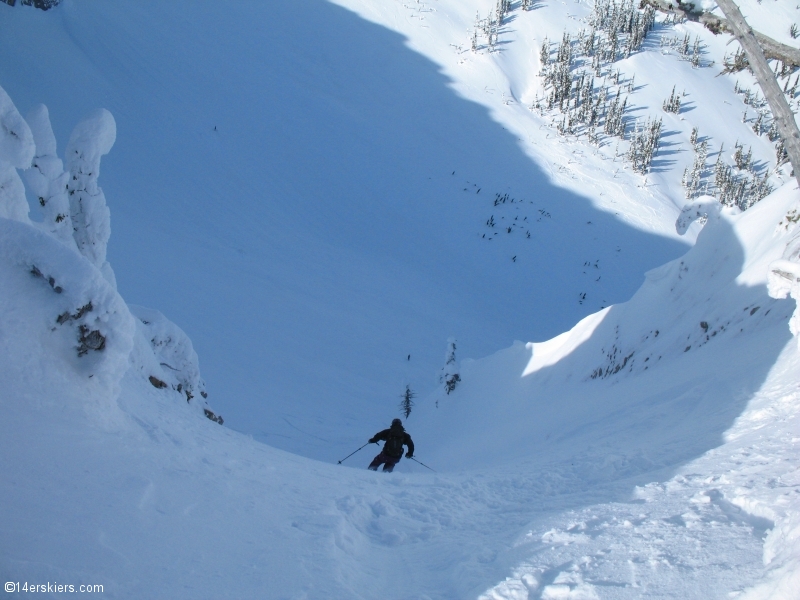 Backcountry skiing in Fernie, Canada