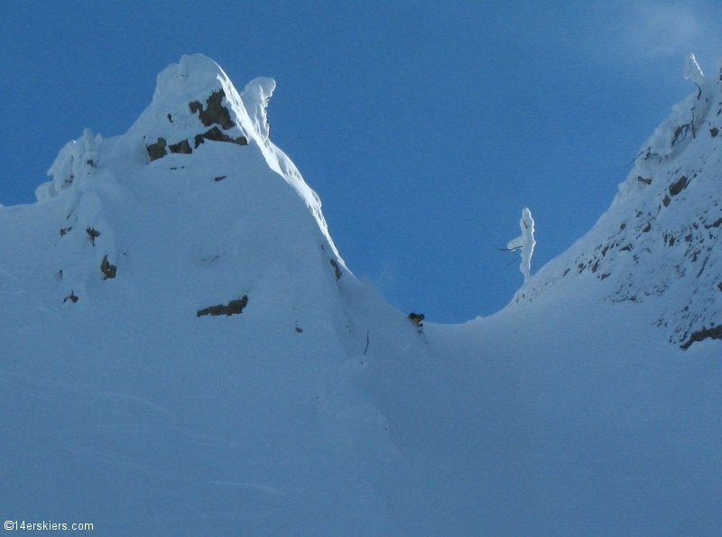 Backcountry skiing in Fernie, Canada