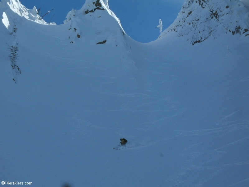 Backcountry skiing in Fernie, Canada