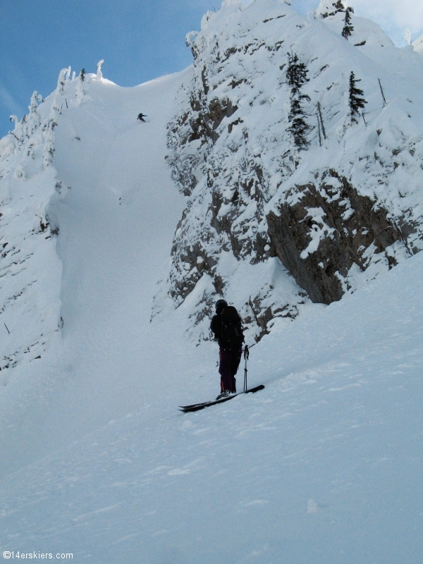 Backcountry skiing in Fernie, Canada