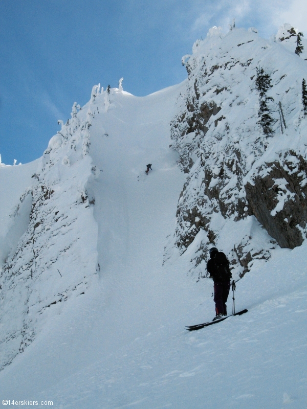 Backcountry skiing in Fernie, Canada