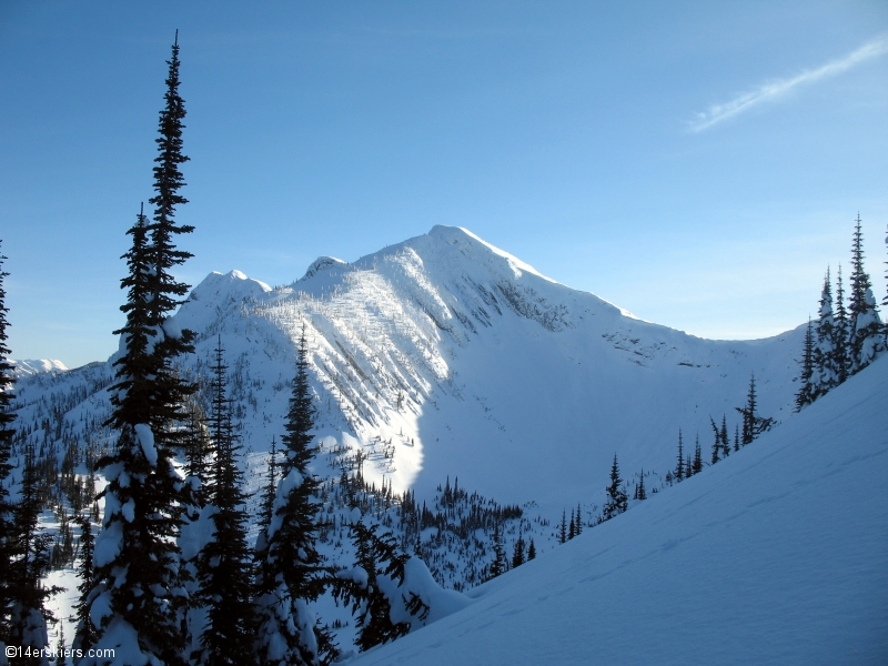 Backcountry skiing in Fernie, Canada