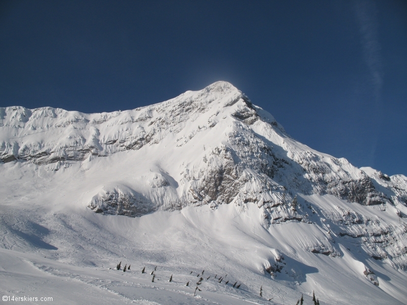 Backcountry skiing in Fernie, Canada