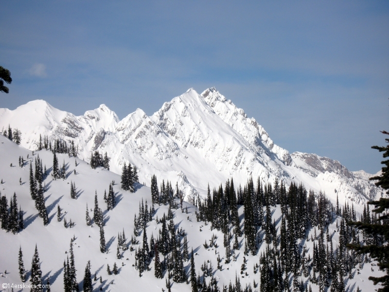 Backcountry skiing in Fernie, Canada