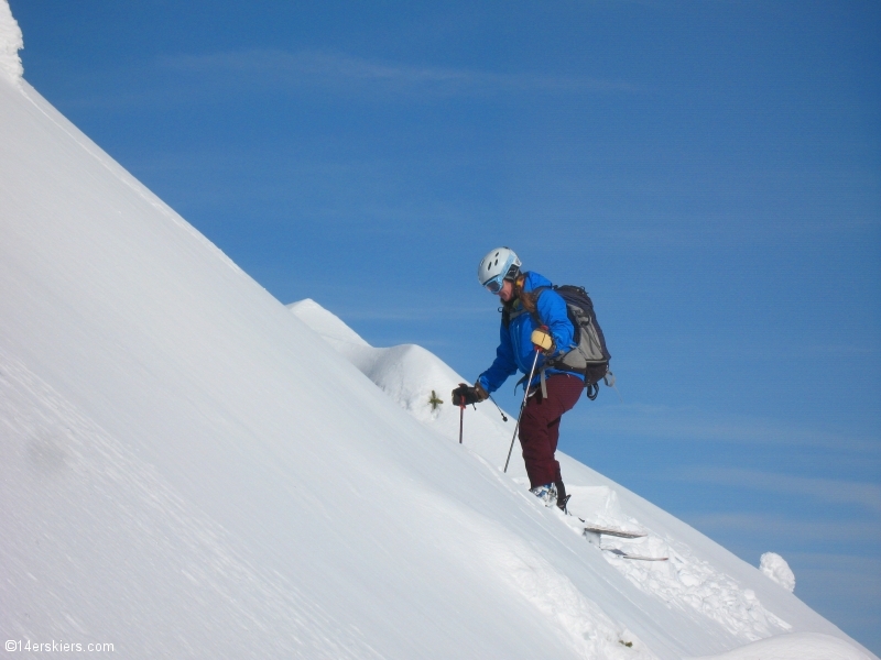 Backcountry skiing in Fernie, Canada