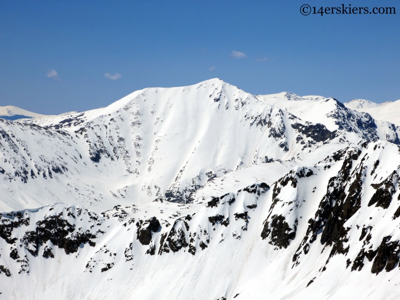 Fletcher Mountain North Face 6.4.15 - 14erskiers.com