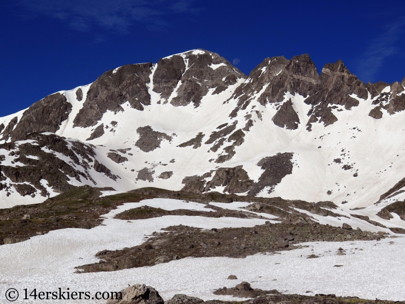 Skiing Fletcher Mountain Northeast Couloirs