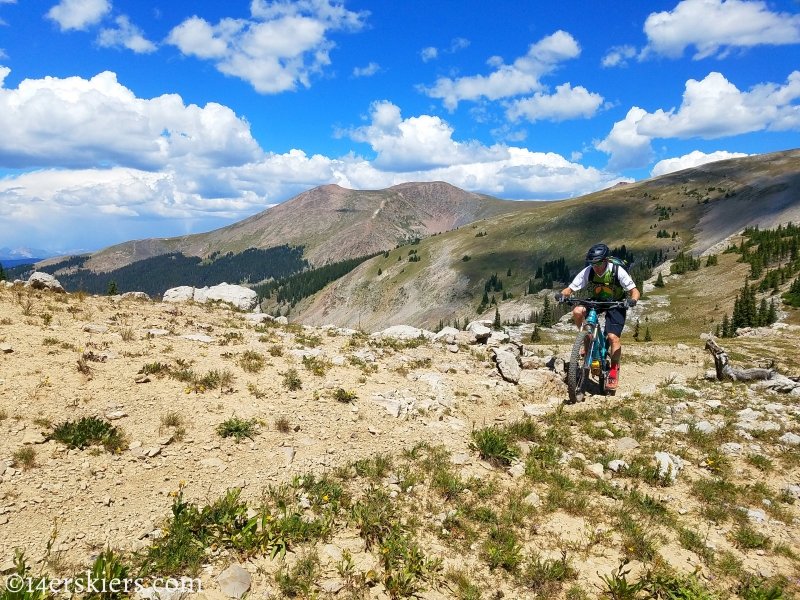 Mountain biking Fossil Ridge Trail