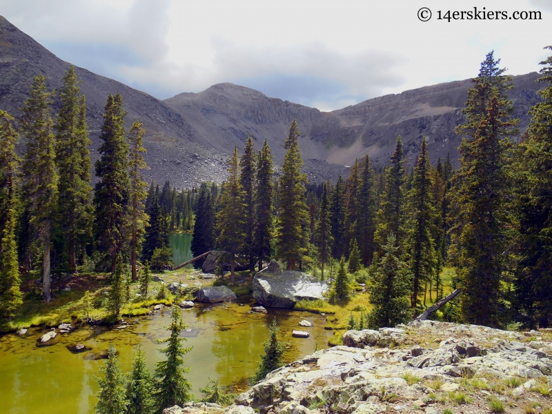 Lamphier Lake and Fossil Mountain in the Fossil Ridge Wilderness