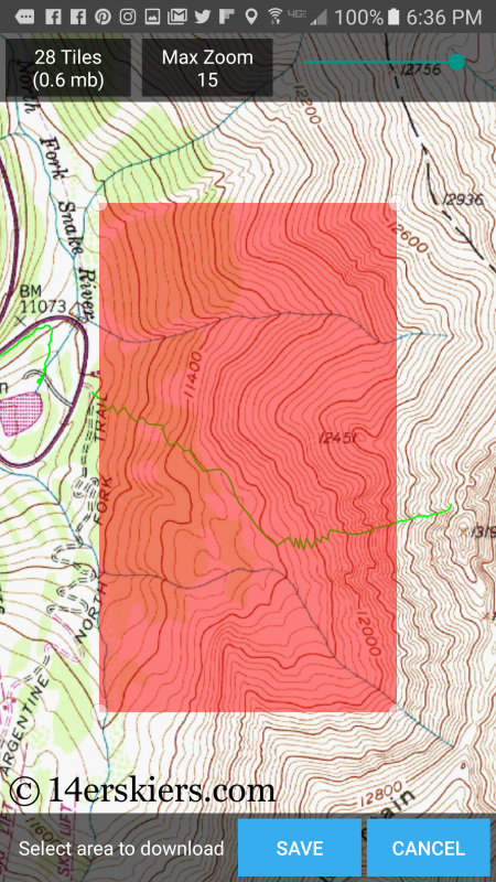 Using Gaia GPS App for backcountry skiing