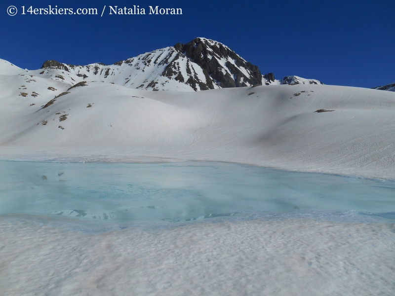 Snow lake. 