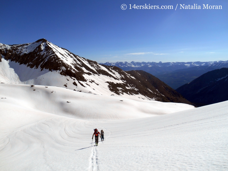 Skinning up Bilk Basin. 