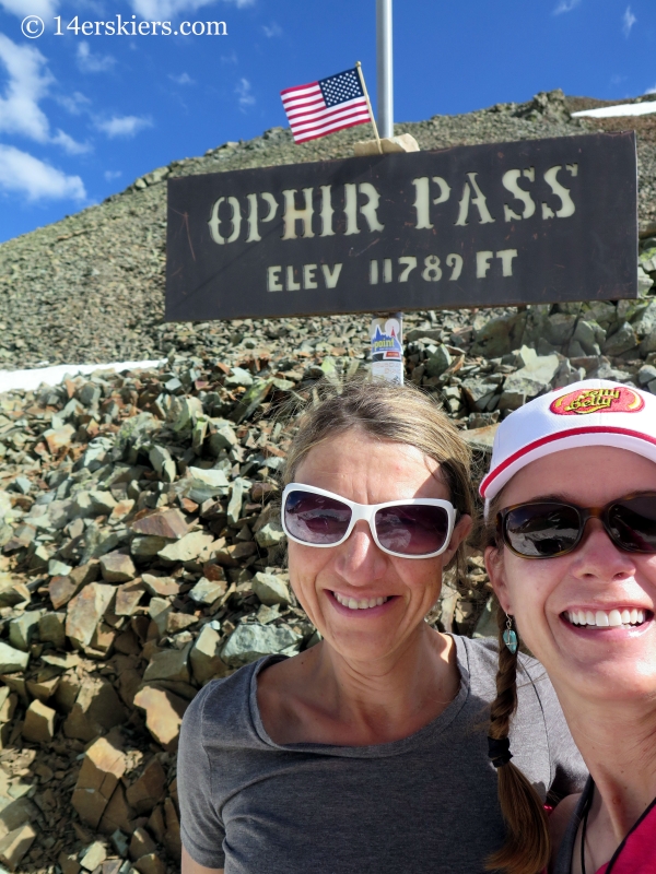 Top of Ophir Pass. 