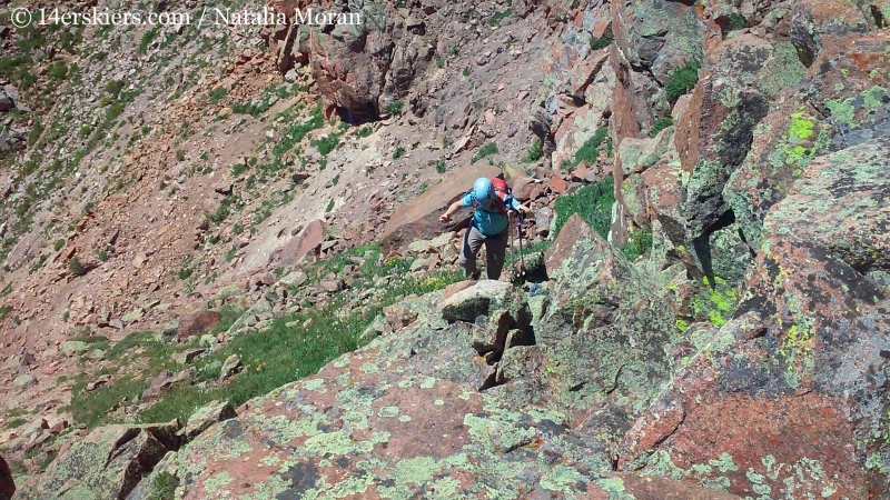 Climbing Mount Valhalla in the Gore Range. 