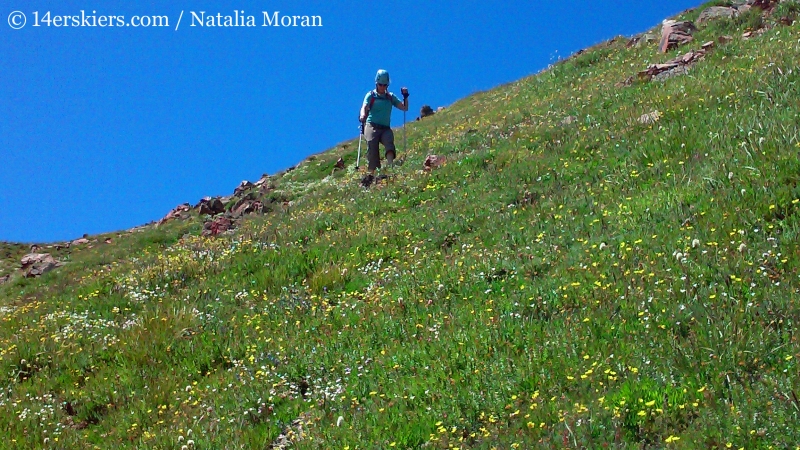 Descending from Mount Valhalla