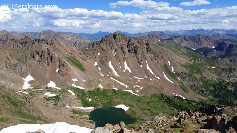 Snow Peak and Deluge Lake. 