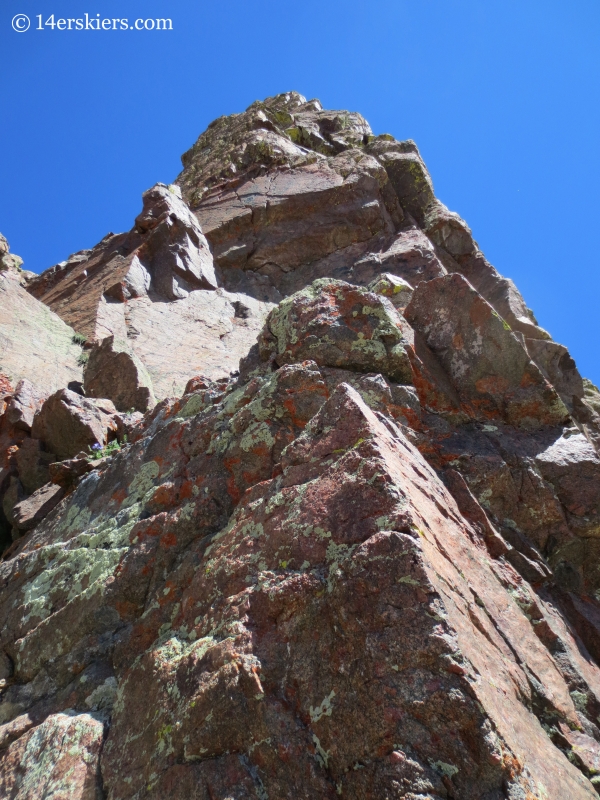 Climbing Mount Valhalla in the Gore Range. 