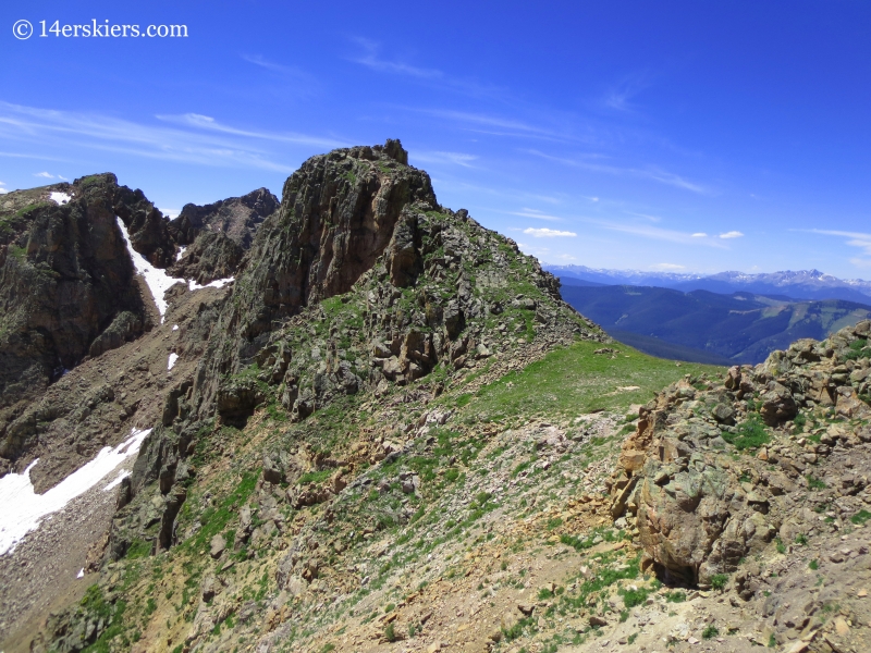 Mount Valhalla saddle. 