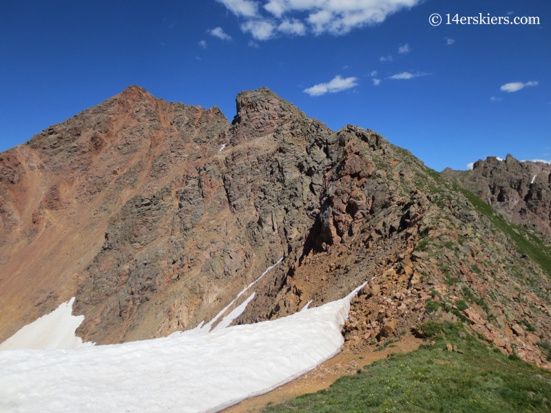 Ridge between Mount Valhalla and Grand Traverse Peak.