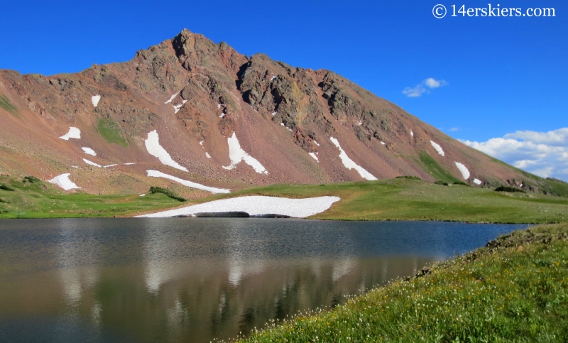 Deluge Lake and Snow Peak. 