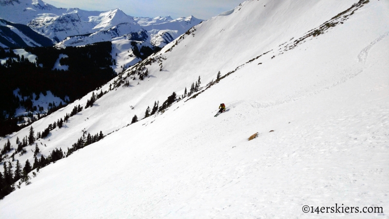 Backcountry skiing Gothic Mountain in Crested Butte