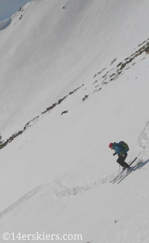 Backcountry skiing Gothic Mountain in Crested Butte