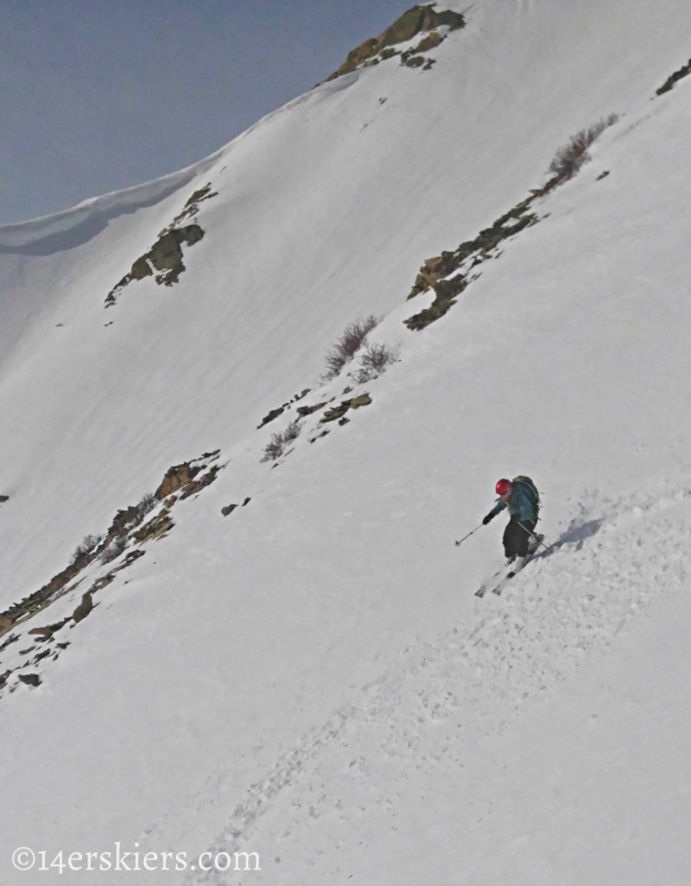 Backcountry skiing Gothic Mountain in Crested Butte