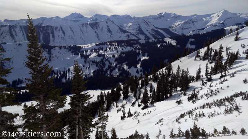 Backcountry skiing Gothic Mountain in Crested Butte