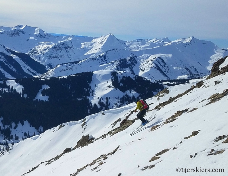 Backcountry skiing Gothic Mountain in Crested Butte