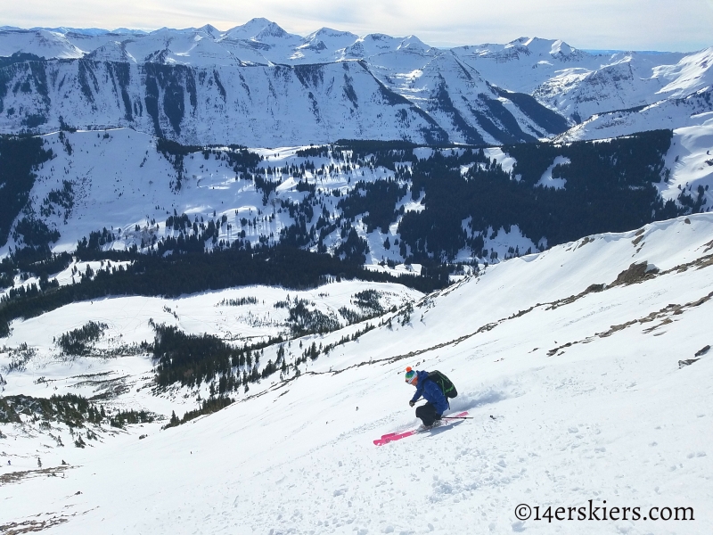 Backcountry skiing Gothic Mountain in Crested Butte