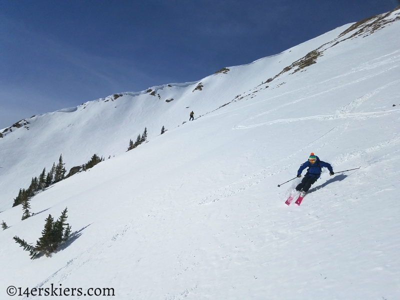 Backcountry skiing Gothic Mountain in Crested Butte