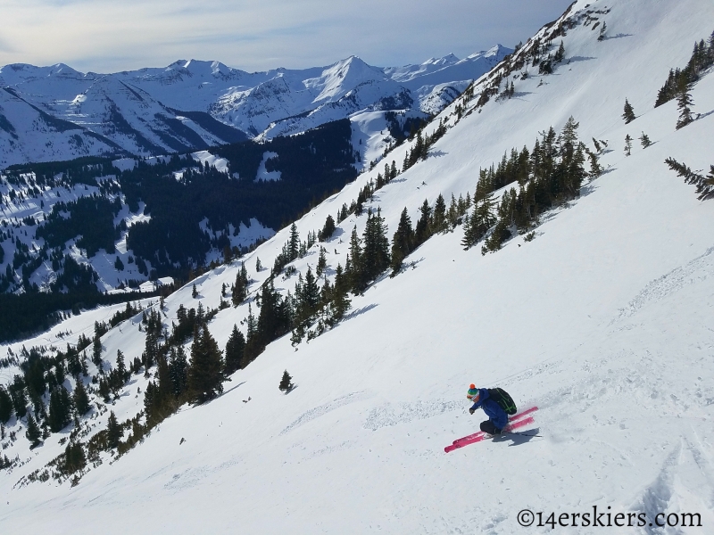 Backcountry skiing Gothic Mountain in Crested Butte