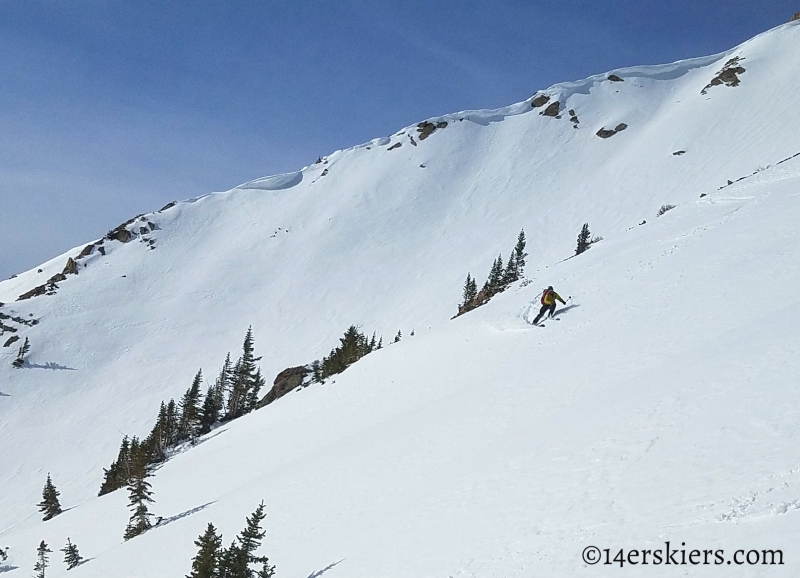 Backcountry skiing Gothic Mountain in Crested Butte