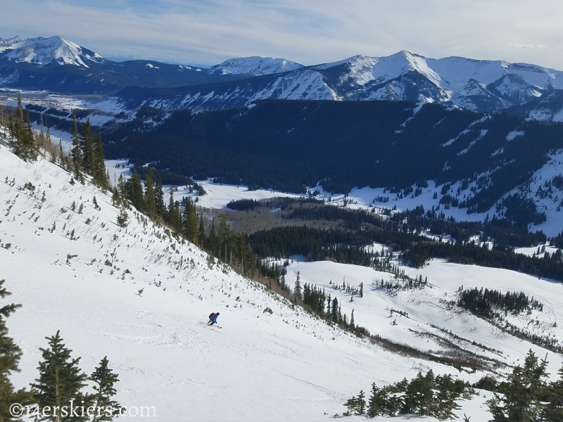 Backcountry skiing Gothic Mountain in Crested Butte